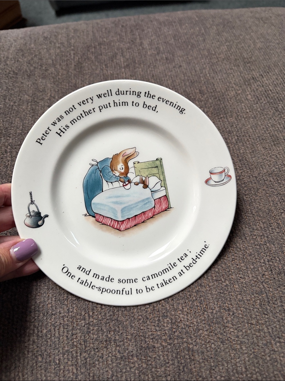 Wedgewood Peter Rabbit Ceramic Child's Plate